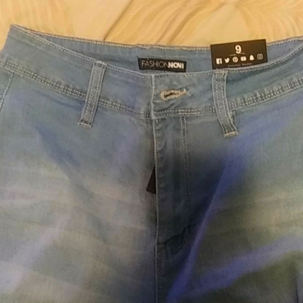 High waisted skinny jeans